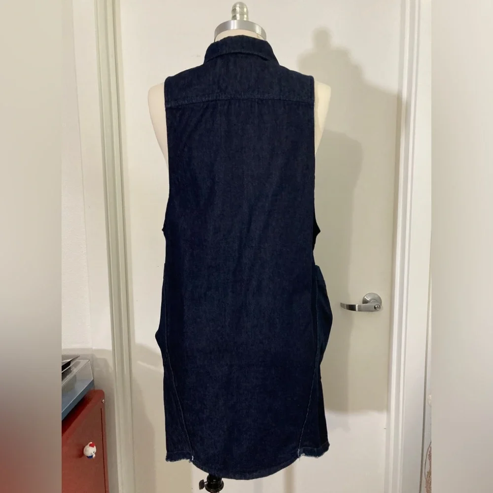State Denim Collared Dress - Picture 3 of 8